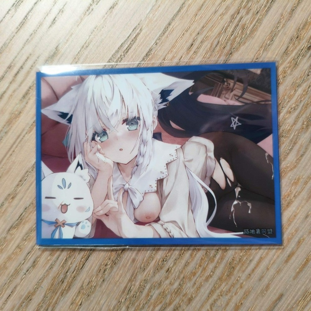 (現貨)ホロライブ hololive 同人角色收集卡套 白上吹雪 白上フブキ Fubuki 休閒ver.（單售）-細節圖2