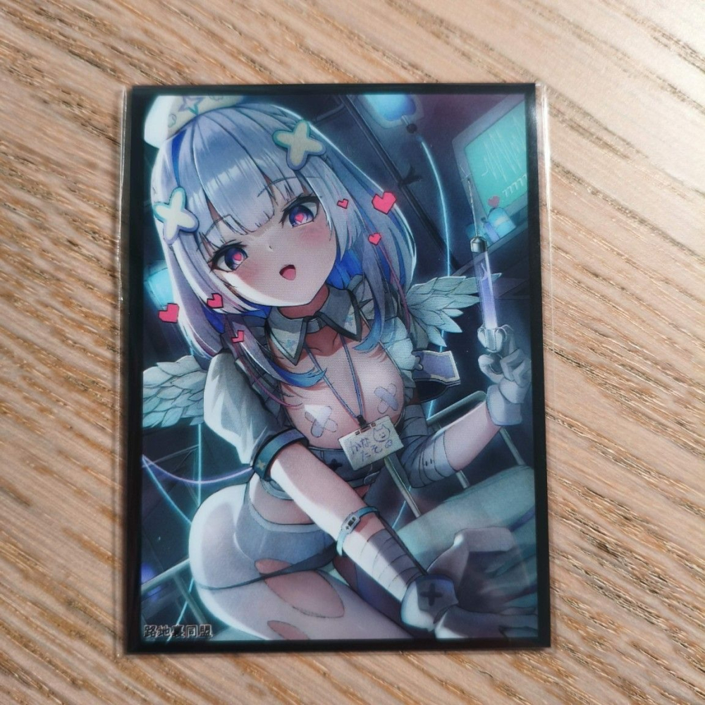 (現貨)ホロライブ hololive 同人角色收集卡套 天音彼方 天音かなた Kanata 護士ver.（單售）-細節圖2