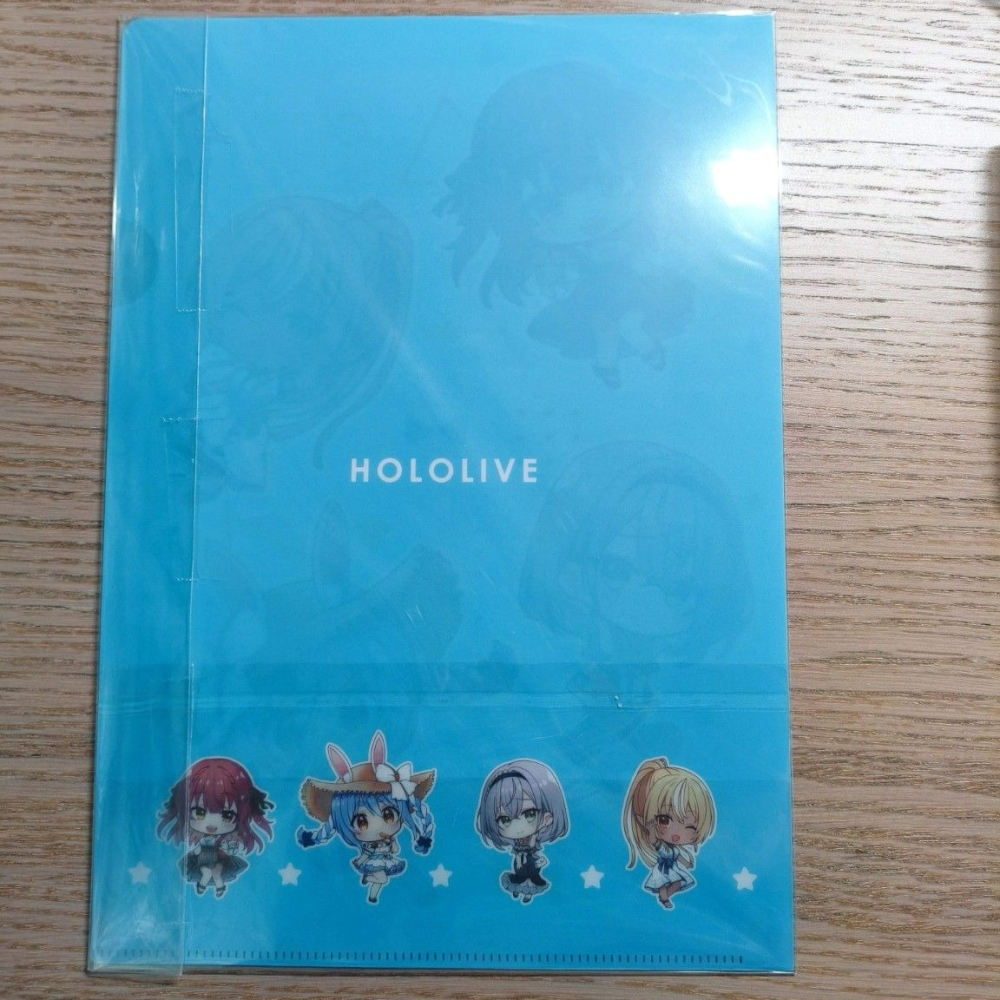 (現貨)hololive × GiGO SEGA 限定 三期生 A4資料夾 全員Q版 兔田佩克拉&不知火芙蕾雅&寶鐘瑪琳-細節圖3