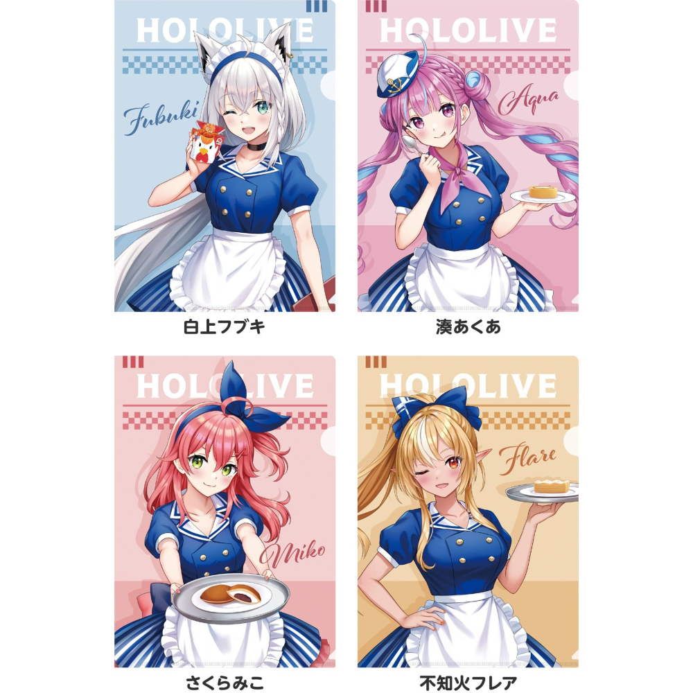 (現貨)【Hololive X LAWSON】 A4資料夾 不知火芙蕾雅 不知火フレア-細節圖4