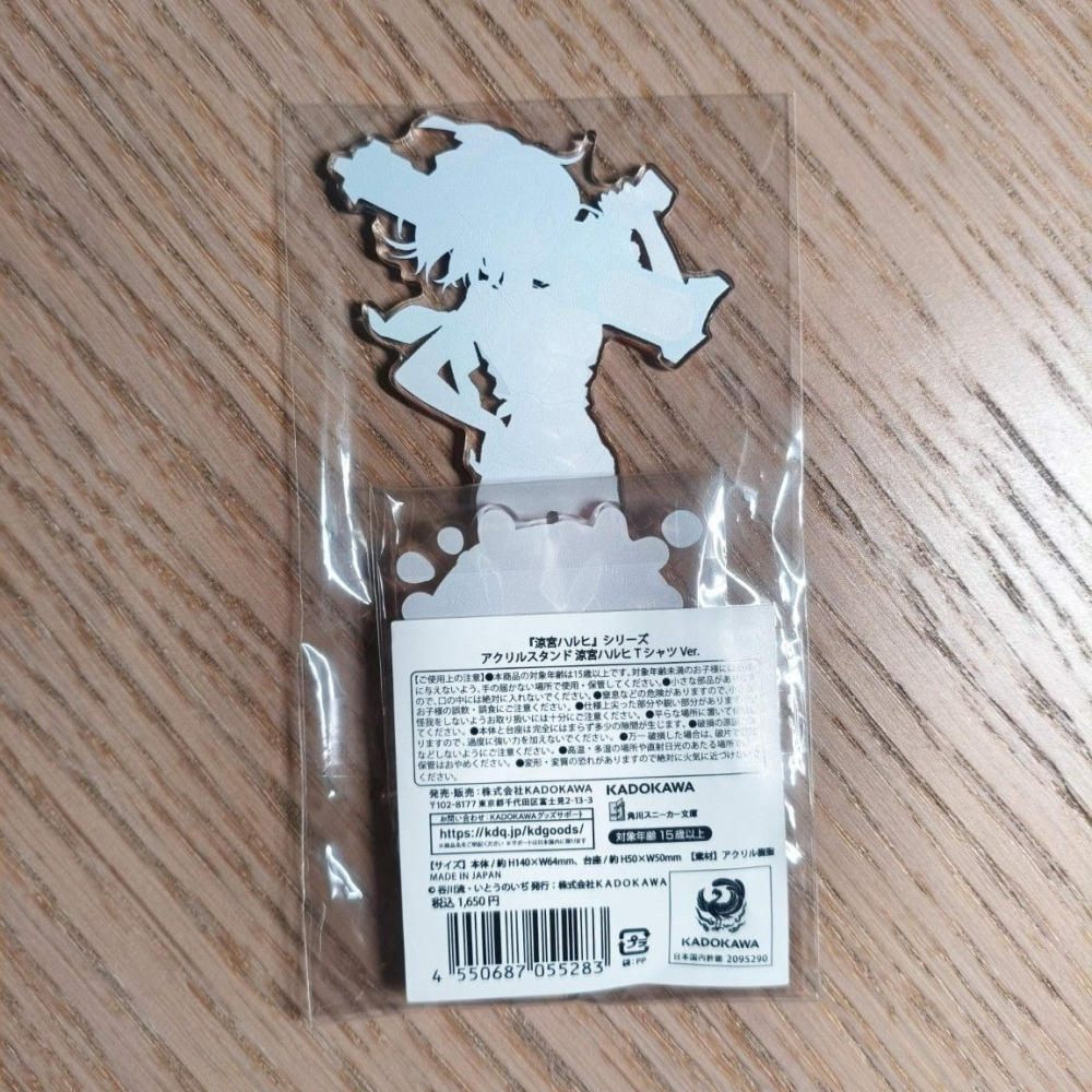 (現貨)『涼宮春日』系列 Sneaker文庫 壓克力人形立牌 涼宮春日 T恤 ver.【日本進口精品】-細節圖3