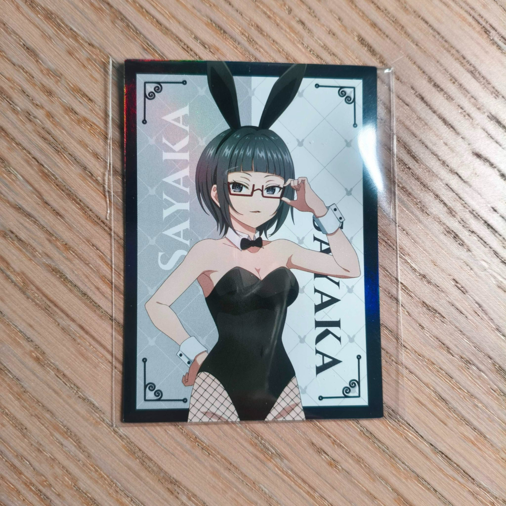 (現貨)『不時輕聲地以俄語遮羞的鄰座艾莉同學』限定快閃抽卡機 卡片 小卡 收藏卡 谷山沙也加 兔女郎ver.（單張販售）-細節圖2