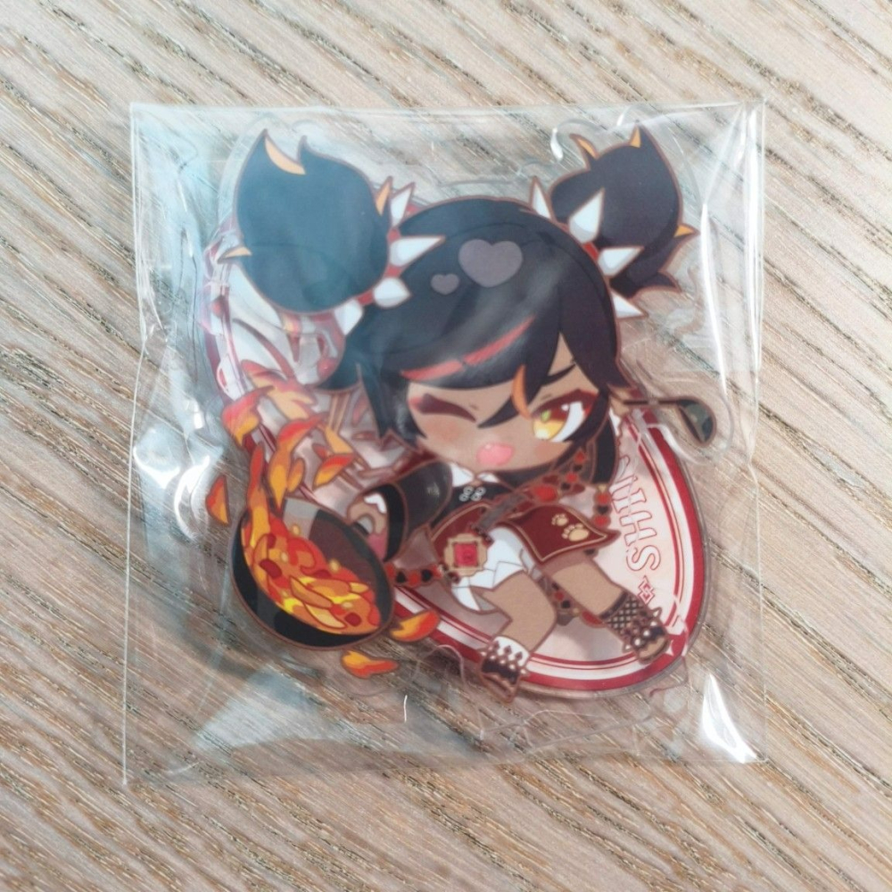 (現貨)(出清)miHoYo 原神 X SWEETS PARADISE（日本）璃月：岩華聚餐 限定壓克力立牌 辛炎-細節圖2