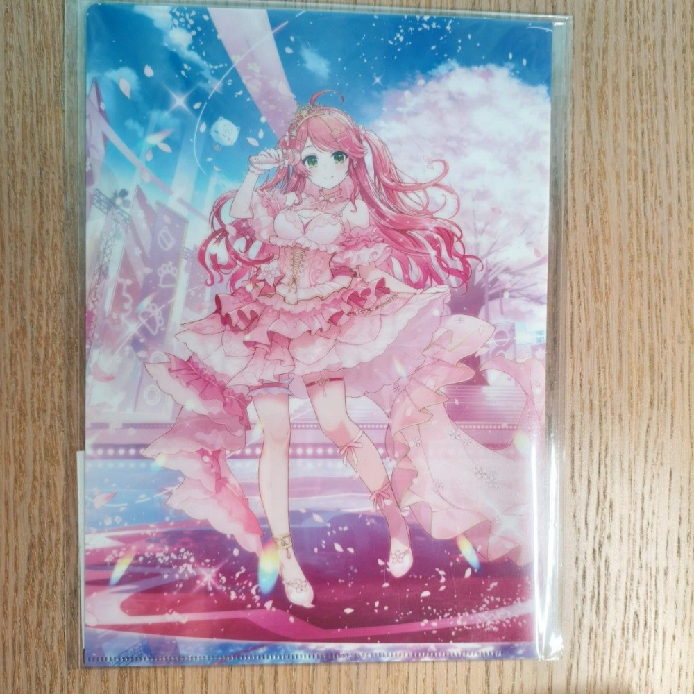 (現貨)hololive 櫻巫女 さくらみこ「1st Live『flower fantasista!』演唱會週邊 資料夾-細節圖2