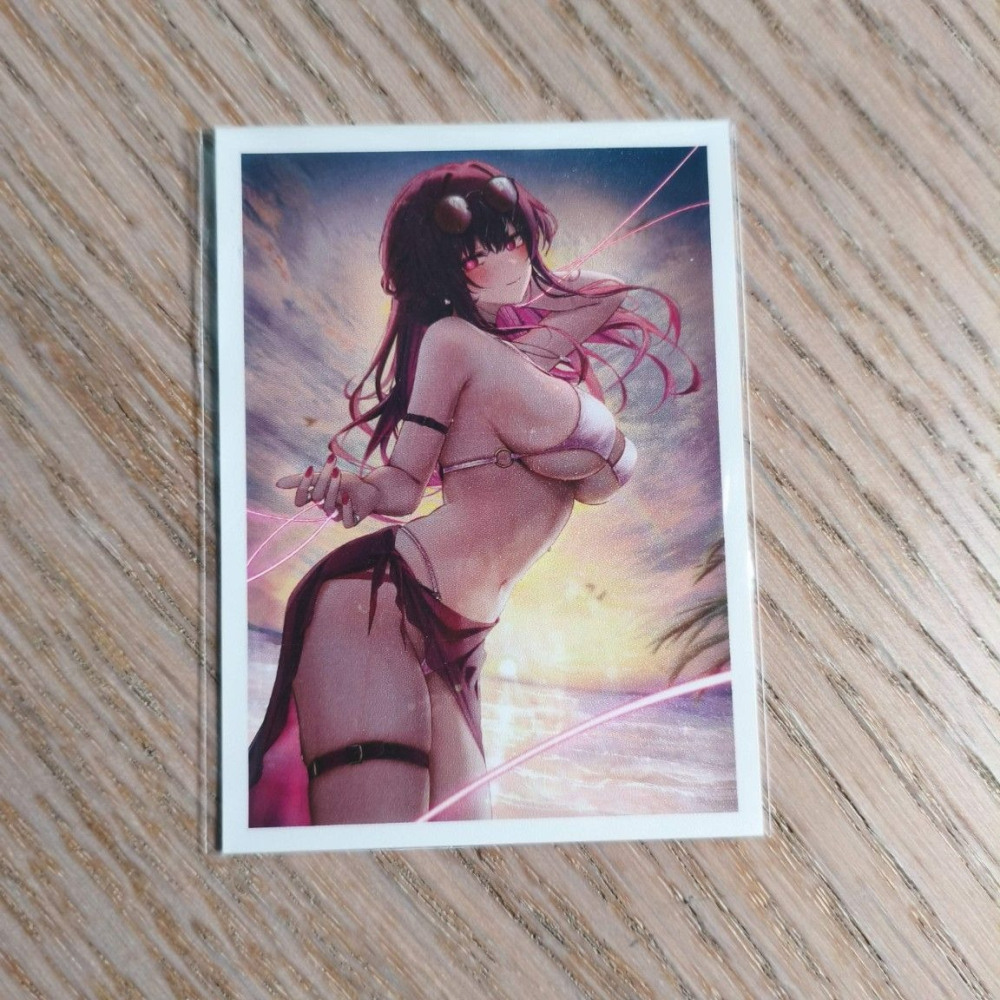 (現貨)崩壞：星穹鐵道 Honkai: Star Rail 同人角色收集卡套 卡芙卡カフカ 泳衣ver.（磨砂）（單售）-細節圖2