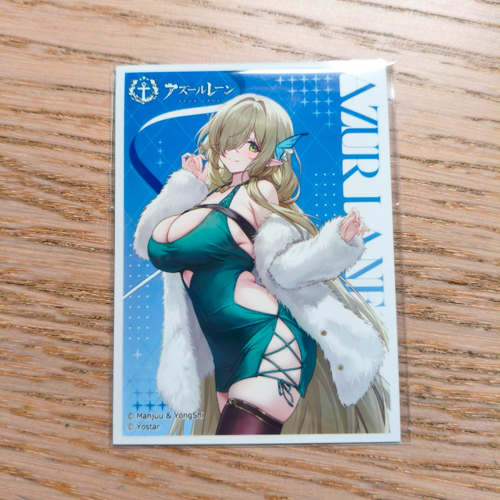 (現貨)碧藍航線 Azur Lane 官方角色收集卡套 七省 冬季約會ver. デ・ゼーヴェン・プロヴィンシェン（單售）-細節圖2