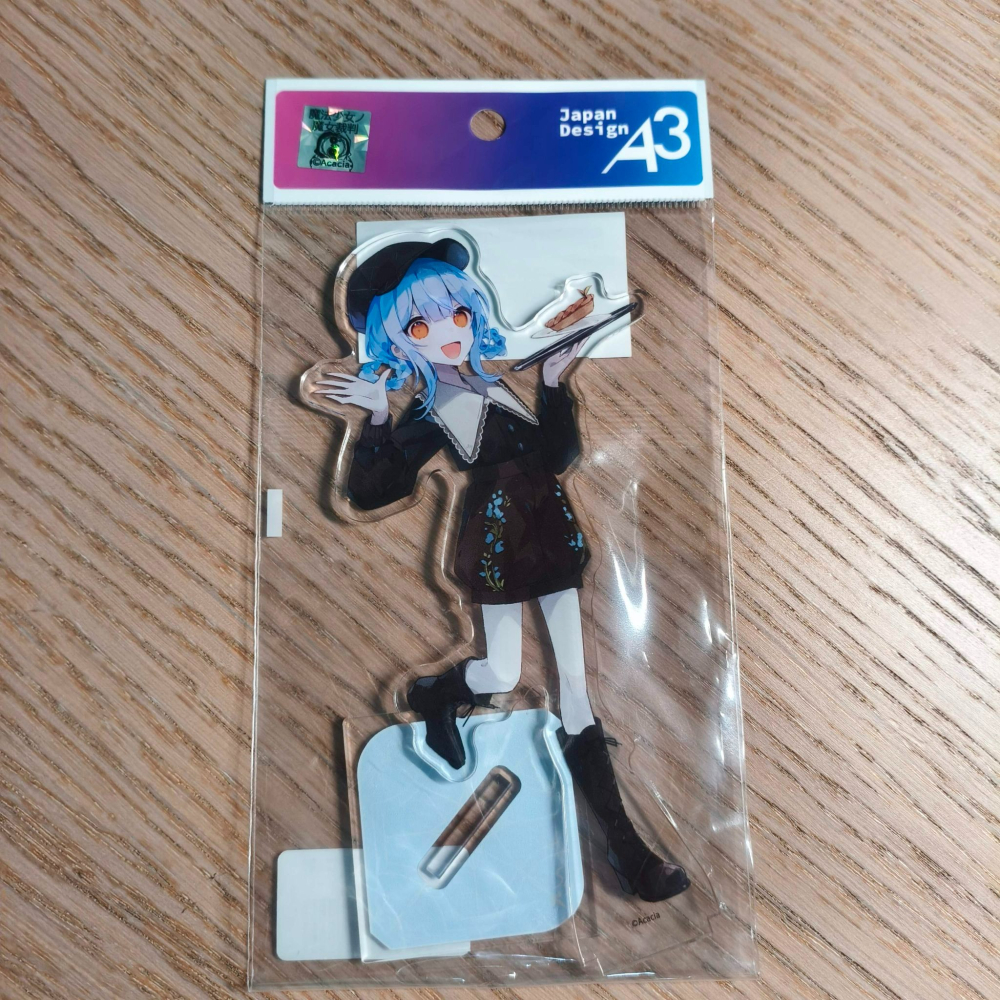 (現貨)【魔法少女的魔女審判】壓克力人形立牌 A3 橘雪莉 咖啡廳店員ver.橘 シェリー【日本進口精品】-細節圖2