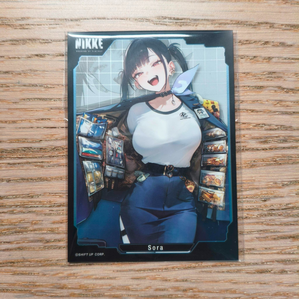(現貨)勝利女神：妮姬 官方角色收集卡套 索拉 ソラ（單售）-細節圖2