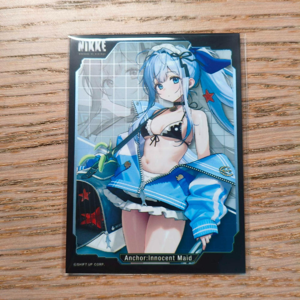 (現貨)勝利女神：妮姬 官方角色收集卡套 安可：純真女僕 アンカー：イノセントメイド（單售）-細節圖2