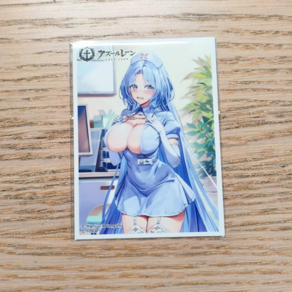(現貨)碧藍航線 Azur Lane 官方角色收集卡套 阿爾薩斯 護士ver. アルザス（單售）-細節圖2