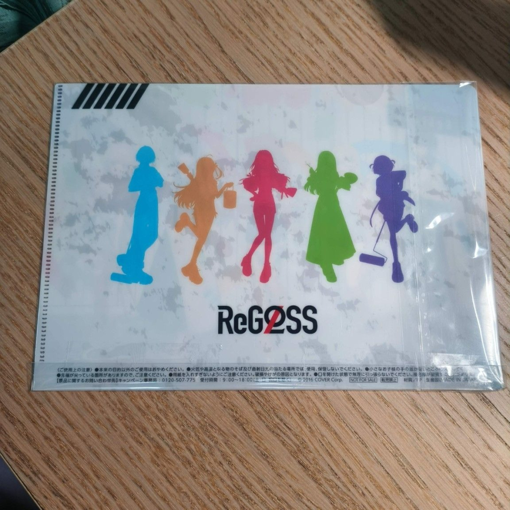 (現貨)【Hololive X FamilyMart】 A5資料夾 ReGLOSS款【日本進口精品】-細節圖3