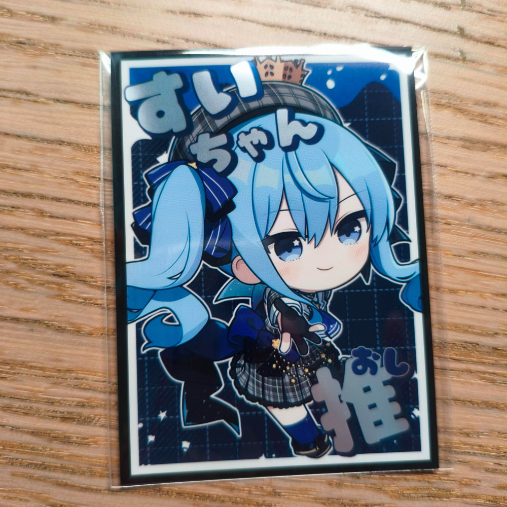 (現貨)ホロライブ hololive 同人角色收集卡套 星街彗星 星街慧星 Suisei 彗醬推ver.（單售）-細節圖2
