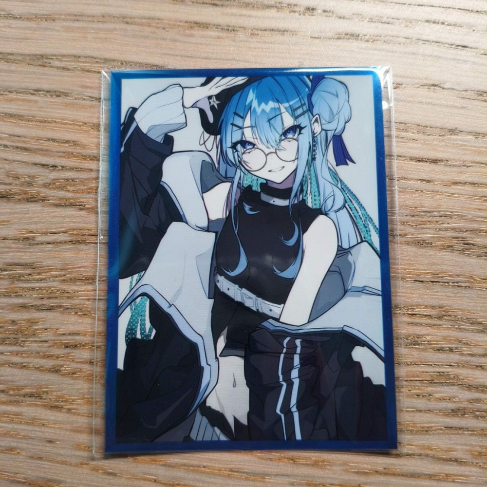 (現貨)ホロライブ hololive 同人角色收集卡套 星街彗星 星街慧星 Suisei 眼鏡ver.（單售）-細節圖2
