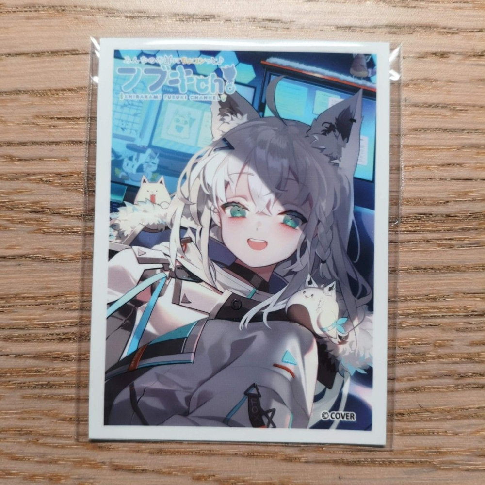 (現貨)ホロライブ hololive 2022生日官方角色收集卡套 白上吹雪 白上フブキ Fubuki（單售）-細節圖2
