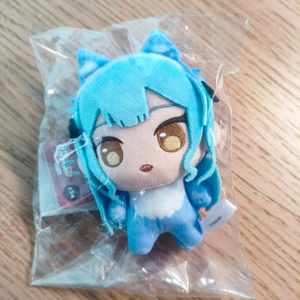 (現貨)『BanG Dream！』 Puchish! Q版布偶娃娃吊飾 豐川祥子 絨毛：大野狼Ver.【日本進口精品】-細節圖2