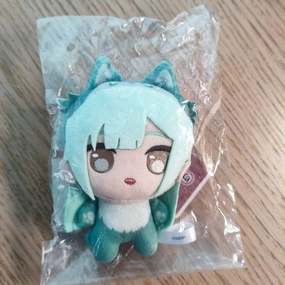 (現貨)『BanG Dream！』 Puchish! Q版布偶娃娃吊飾 若葉睦 絨毛：大野狼Ver.【日本進口精品】-細節圖2