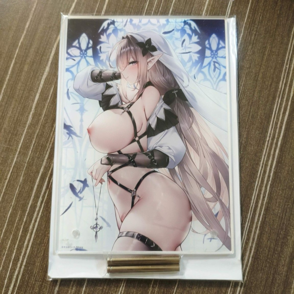 (現貨) (代售)買動漫 そらなにいろ 老師 壓克力畫板-教堂禁忌ver.-細節圖2