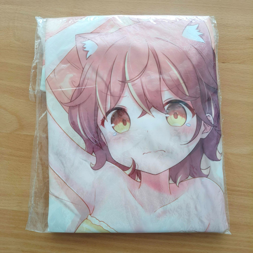 (現貨)【杏仁咪嚕】FF40 杏仁ミル 一起睡吧抱枕套（雙面）（不含枕心）-細節圖2