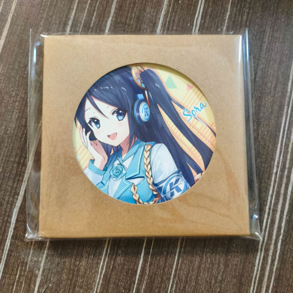 (現貨)希萌創意 KKBOX 高捷站務員 小穹 陶瓷杯墊（單售）-細節圖2