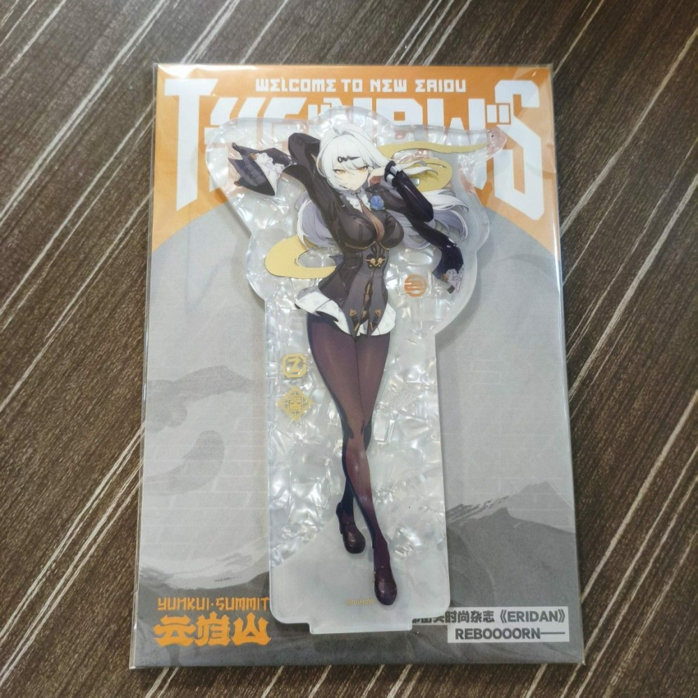 (現貨)miHoYo 絕區零 麗都時裝系列第二彈 壓克力立牌 儀玄 墨形影蹤【日本進口精品】-細節圖2
