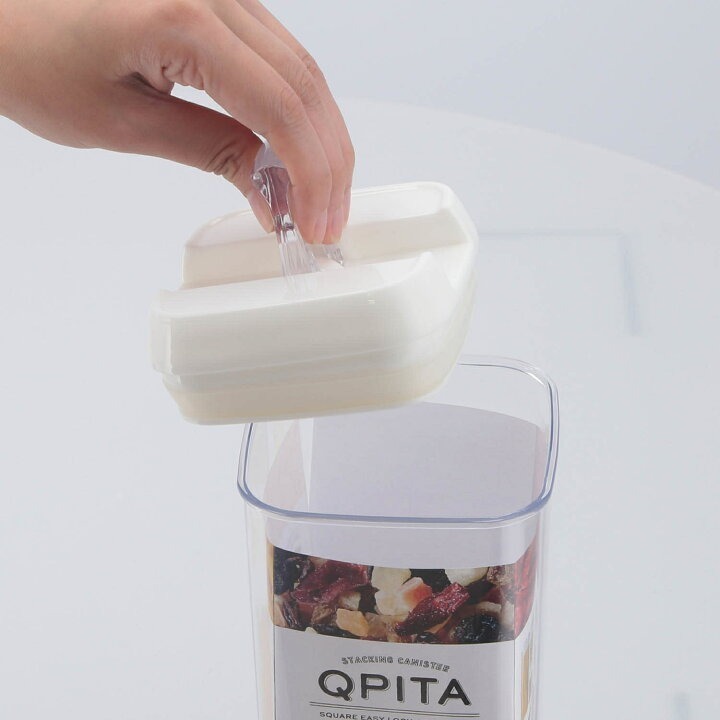 ★姐就是愛shopping★現貨+預購 日本直送 加厚款 可堆疊密封罐 收納罐 保鮮罐 儲物罐  真空密封罐 透明罐-細節圖3