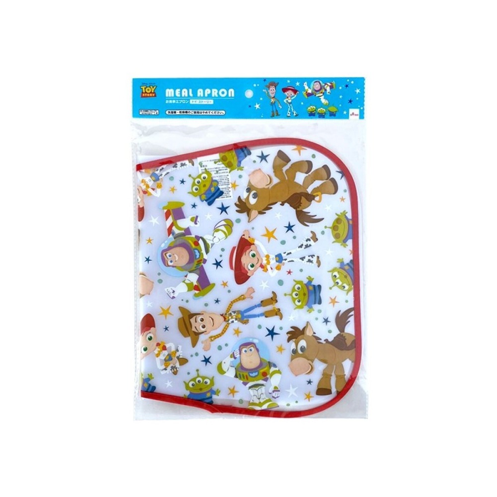 ★姐就是愛shopping★現貨+預購 日本大創 米奇 維尼 怪獸公司小飛象 玩具總動員 草莓 兩用透明防水圍兜-細節圖6