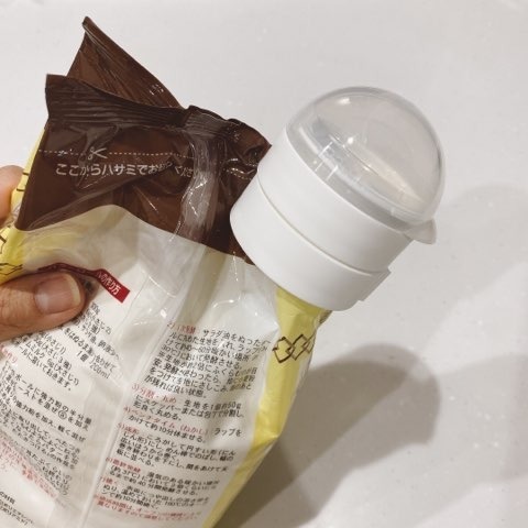 ★姐就是愛shopping★現貨+預購 日本大創 Daiso 開蓋式密封夾 附量杯 袋夾 開口袋夾 封口夾-細節圖3