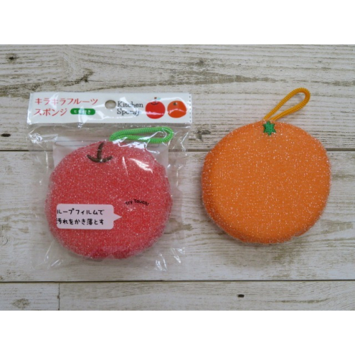 ★姐就是愛shopping★現貨+預購 日本直送回台 蘋果 橘子 水果造形 海綿 菜瓜布