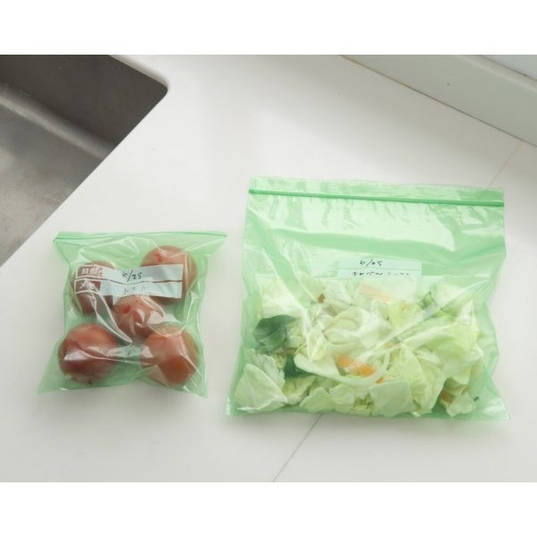 ★姐就是愛shopping★現貨+預購 日本大創 杏子媽媽推薦 蔬菜保鮮袋 夾鍊袋款 三款規格-細節圖4