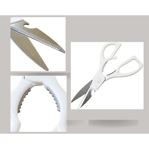 ★姐就是愛shopping★現貨+預購 日本直送回台 廚房剪刀 不銹鋼剪刀 三合一廚房剪刀 磁吸式剪刀套 剪刀收納盒-細節圖5