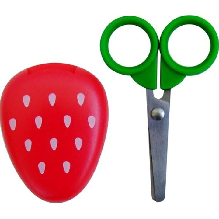 ★姐就是愛shopping★現貨+預購 日本直送回台 水果造型 冰箱磁吸剪 多功能剪刀 安全兒童剪刀-細節圖2