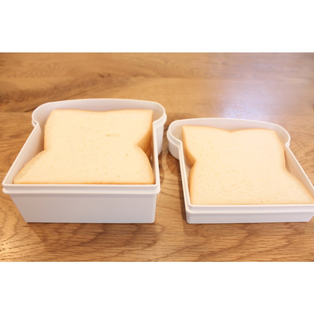 ★姐就是愛shopping★ 大創DIASO 日本製 吐司收納盒 吐司攜帶盒 三明治盒-細節圖3