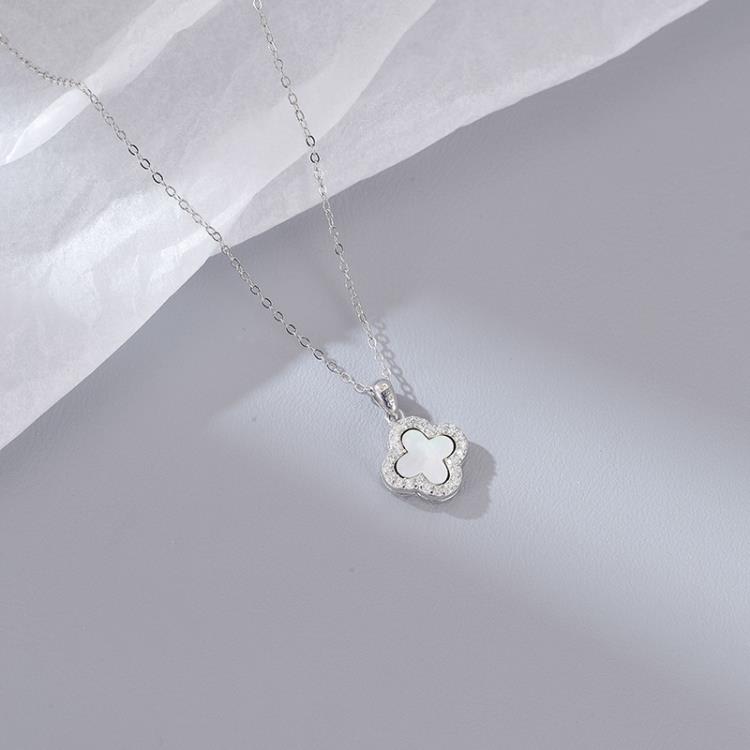 巴黎輕奢【】 四葉草項鍊小眾設計感高級鎖骨鍊 outlets女配飾-細節圖3