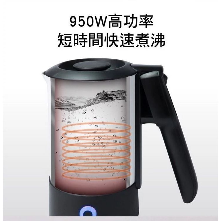 附發票~原廠一年保固~雙電壓旅行快煮壼 0.6L出國旅行必備.輕巧好收納.露營.出差.宿舍-細節圖6