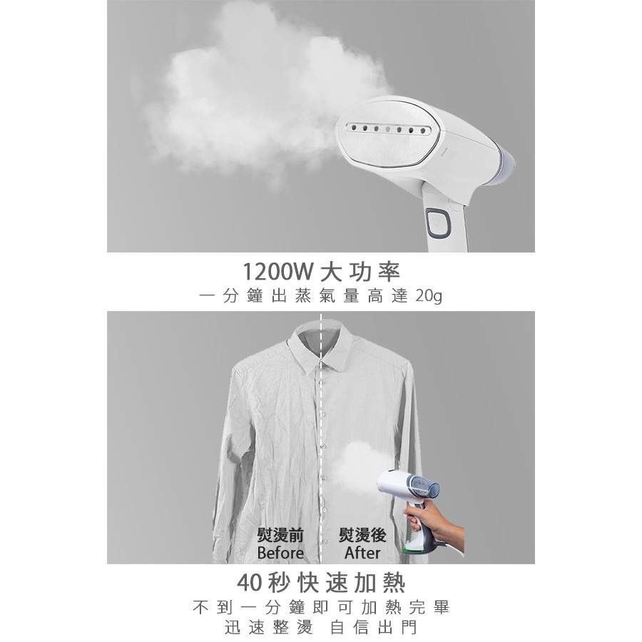 送收納袋+手持燙衣手套~附發票.原廠一年保固~荷蘭公主 手持式國際電壓摺疊掛燙機 332853-細節圖5