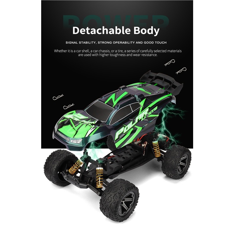 【店長推薦】遙控車 遙控賽車 遙控攀岩車 1/8 參考 1/10 高速遙控攀爬車大車腳 越野車 遙控玩具 生日禮物104-細節圖5