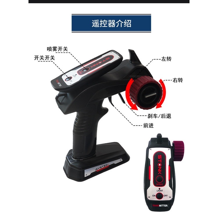 遙控車 履帶戰車 噴霧 遙控坦克 玩命關頭 遙控玩具 粗齒鋸 EV2 SG1204 G2063 類恆龍M1A2【瘋遙控】-細節圖5