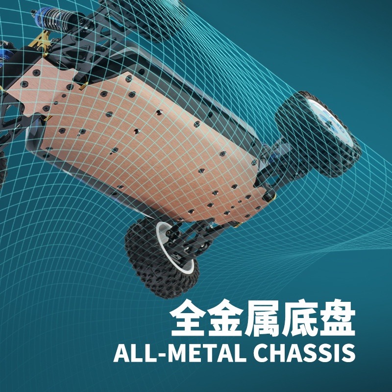 【V8版】 遙控車 偉力 124017 無刷馬達 RC 遙控玩具 高速遙控越野車 生日禮物 144001升級 【瘋遙控】-細節圖6