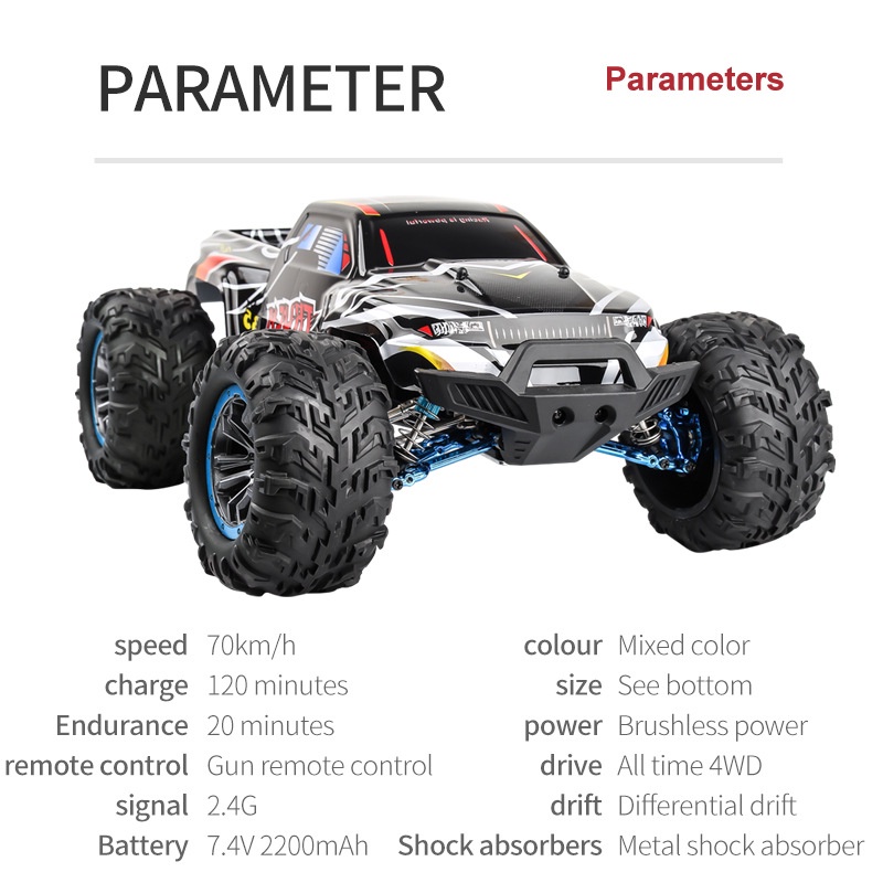 高速 遙控車 攀岩車 無刷 暴力大腳車 XLF F19A 有維修 1:10 越野車 攀爬車 x03a 升級《瘋遙控-細節圖6