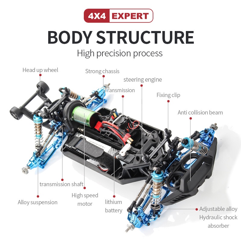 高速 遙控車 攀岩車 無刷 暴力大腳車 XLF F19A 有維修 1:10 越野車 攀爬車 x03a 升級《瘋遙控-細節圖8