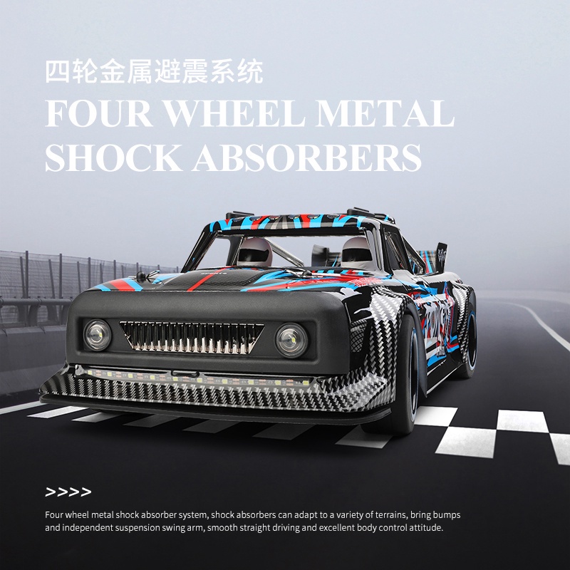 最新 1/10  遙控車 遙控房車 偉力 104072 無刷平跑 rc 遙控車 漂移車 專業 越野車 皮卡車-細節圖7