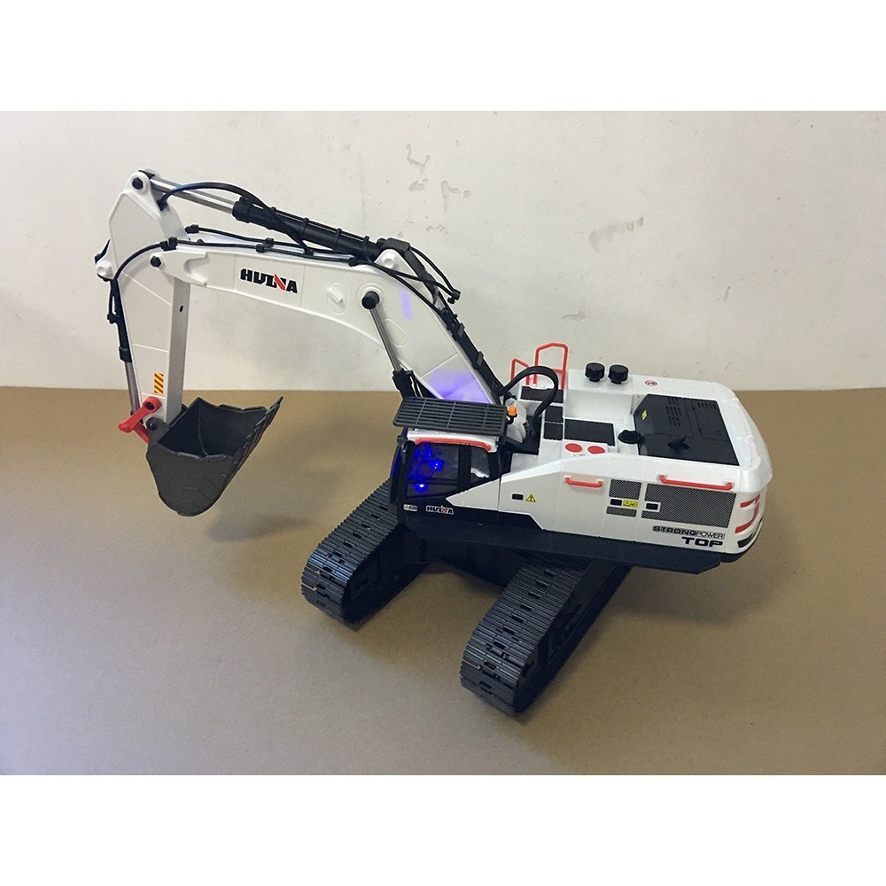 匯納 遙控 挖土機 594 合金履帶 HUINA 合金 怪手 挖掘機 bruder CAT 580 593升級 匯那-細節圖8