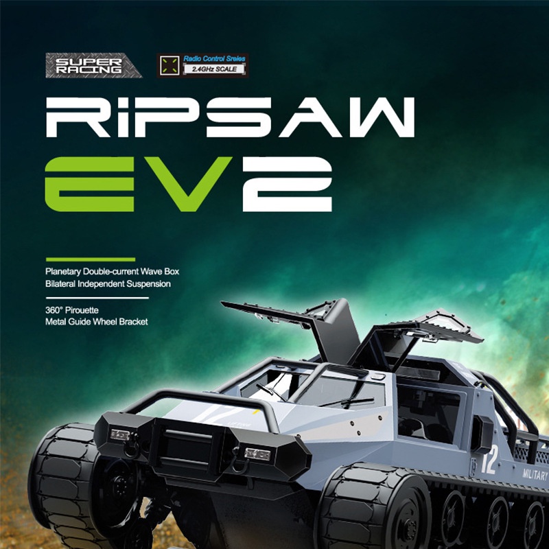 【推薦】 遙控車 EV2 遙控戰車 沙灘車 G2061 遙控坦克玩命關頭8 │履帶戰車粗齒鋸生日禮物 男孩禮物【瘋遙控】-細節圖3