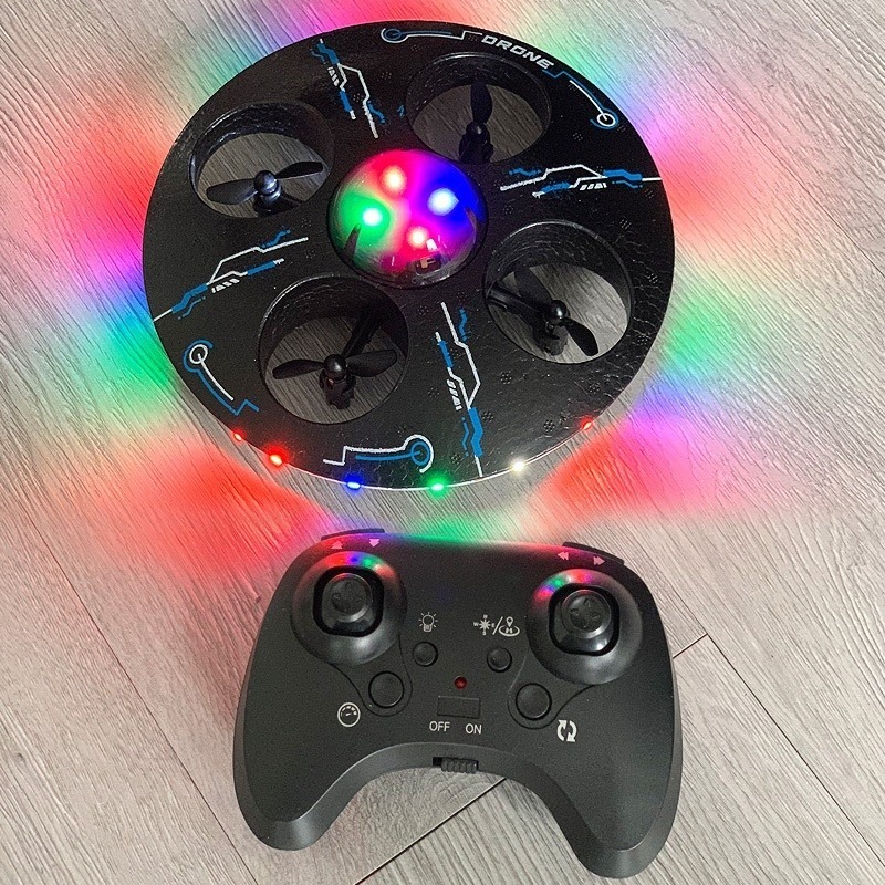 遙控飛碟 掌上炫光UFO感應遙控飛行器耐摔 四軸無人機 生日禮物 男孩禮物 兒童玩具-細節圖5