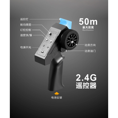 莽牛 MN128 牧羊人 攀爬車 四驅 越野車  遙控車 遙控玩具 模型 玩具車  男孩禮物 生日禮物 送禮-細節圖9