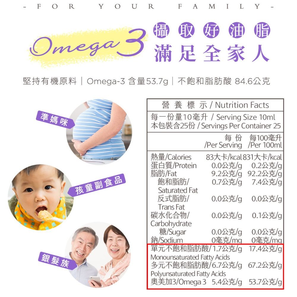 米森 有機冷壓亞麻籽油(250ml)-細節圖4