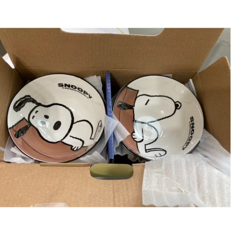 華南金股東會紀念品 史努比 華南金史努SNOOPY 事事如意碗組-細節圖2