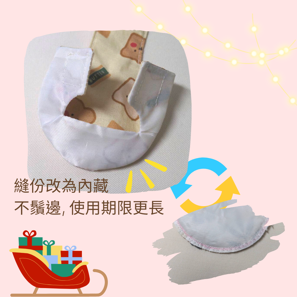 吉利好室 //全新升級//小型鳥專區 純棉鸚鵡尿布 手工製作 鳥衣服 聖誕款小鸚/虎皮/太平洋/橫斑-細節圖7