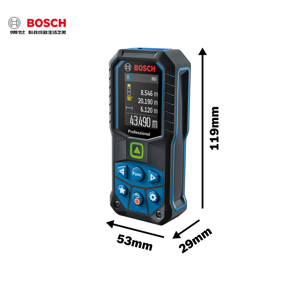 【保證公司貨】BOSCH GLM 50-23 G綠光測距儀(雙1.5V電池)-細節圖3