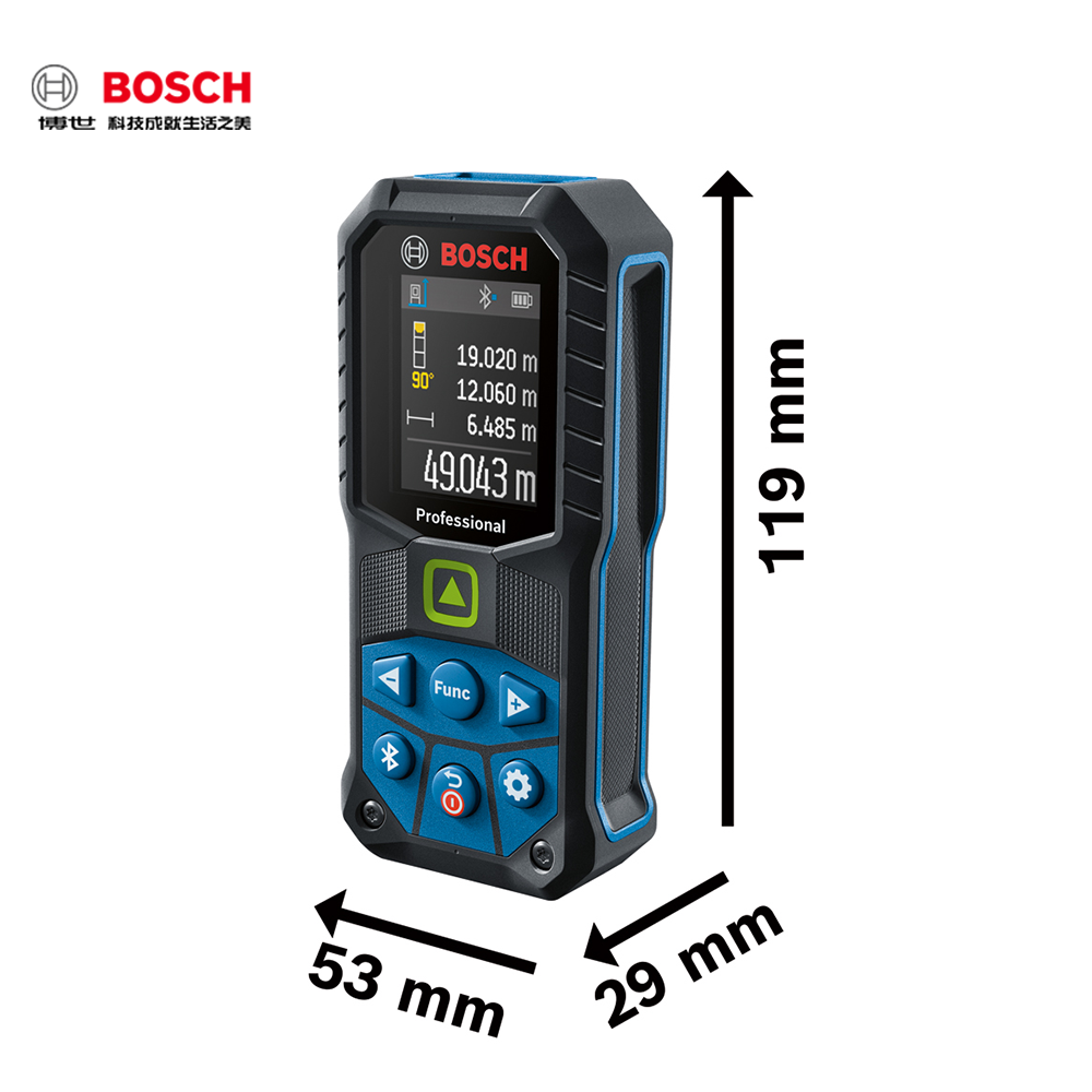 【保證公司貨】BOSCH GLM 50-27CG 雷射測距儀(雙1.5V電池)-細節圖2